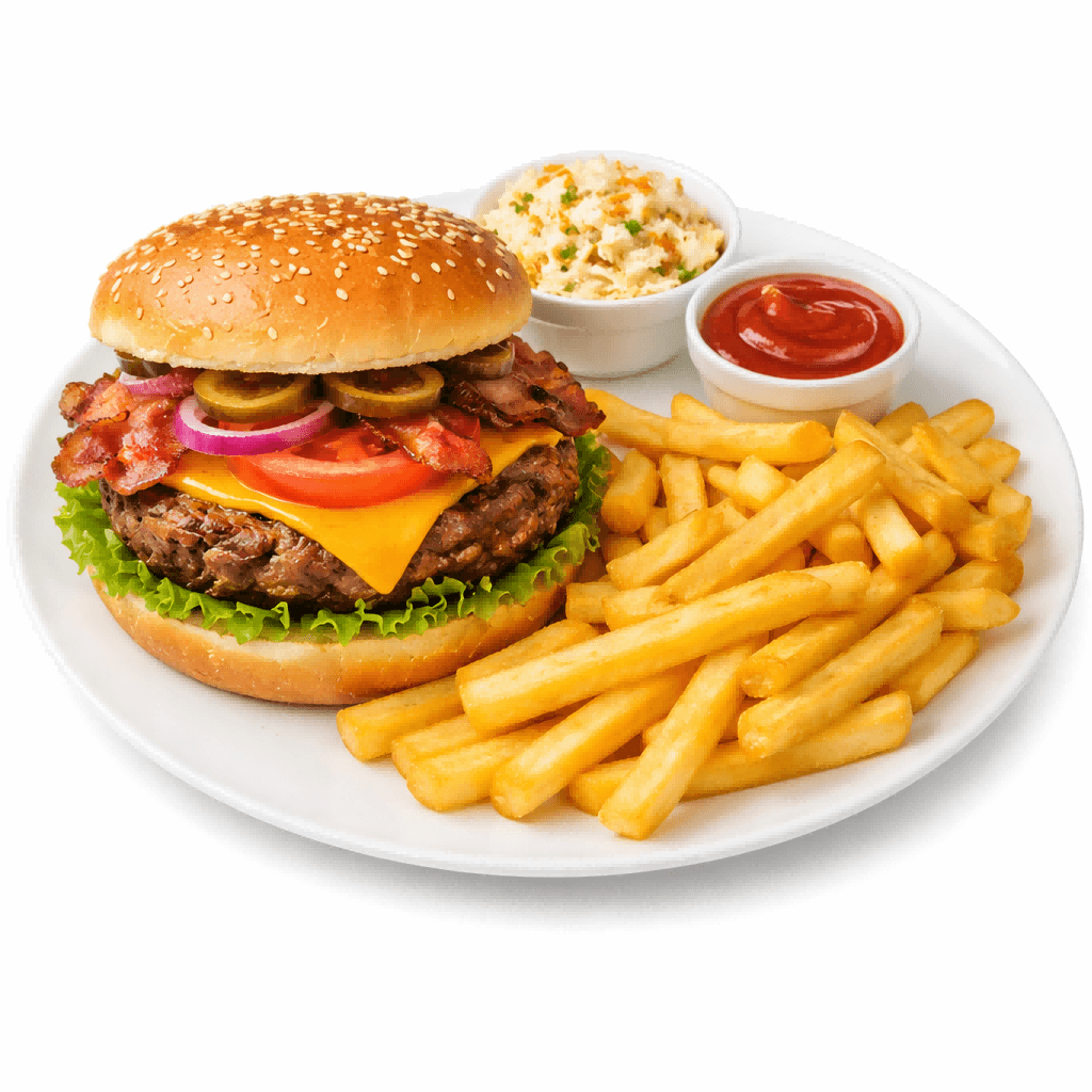 Hamburger maaltijd