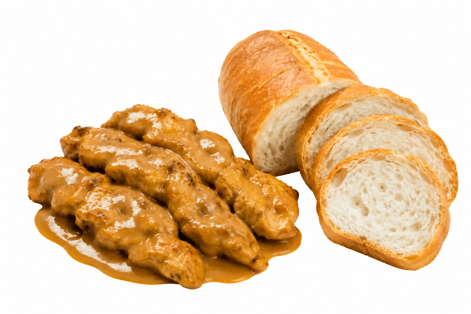 Varkenshaassaté stokbrood